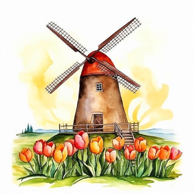 Windmill | Diamond Painting