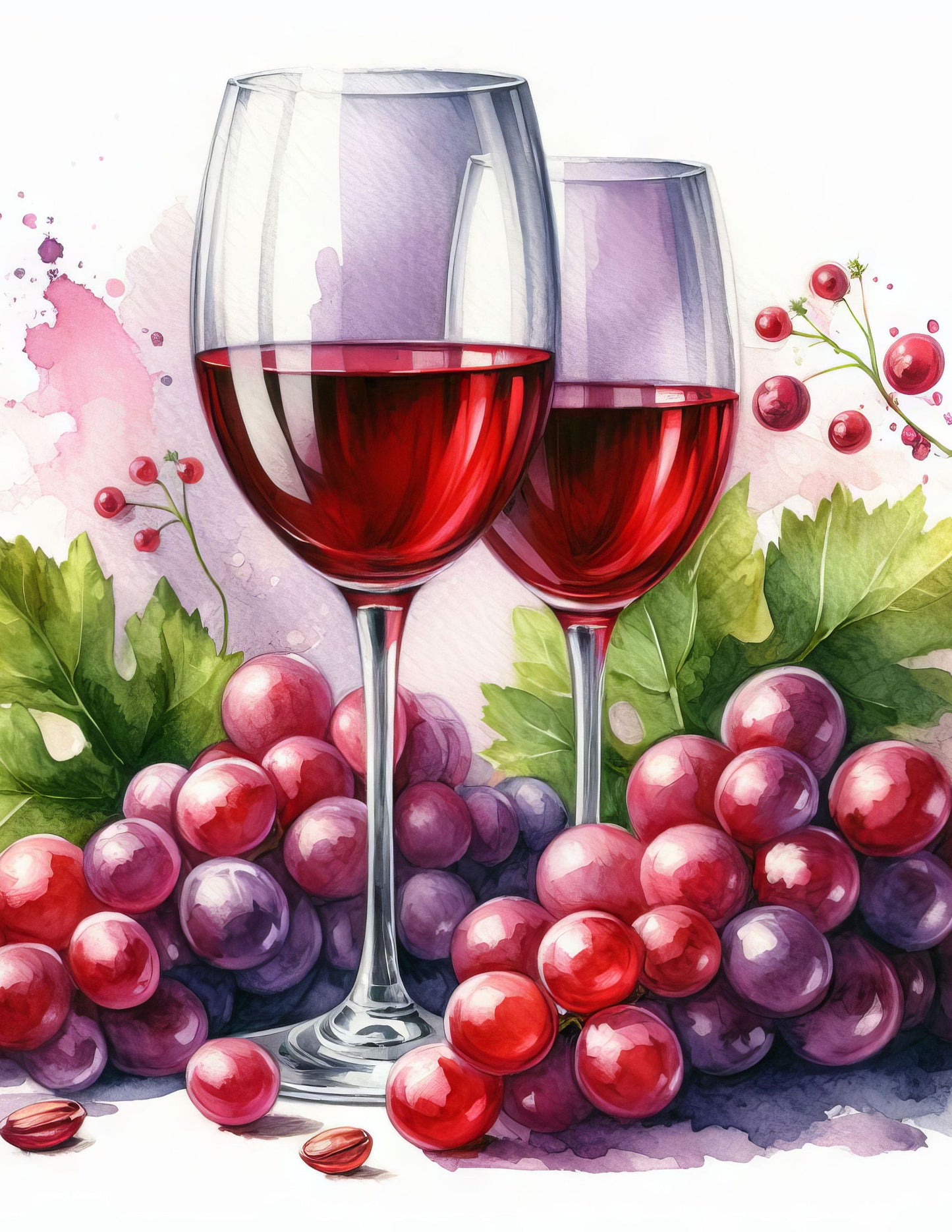 Wine Glass | Diamond Painting