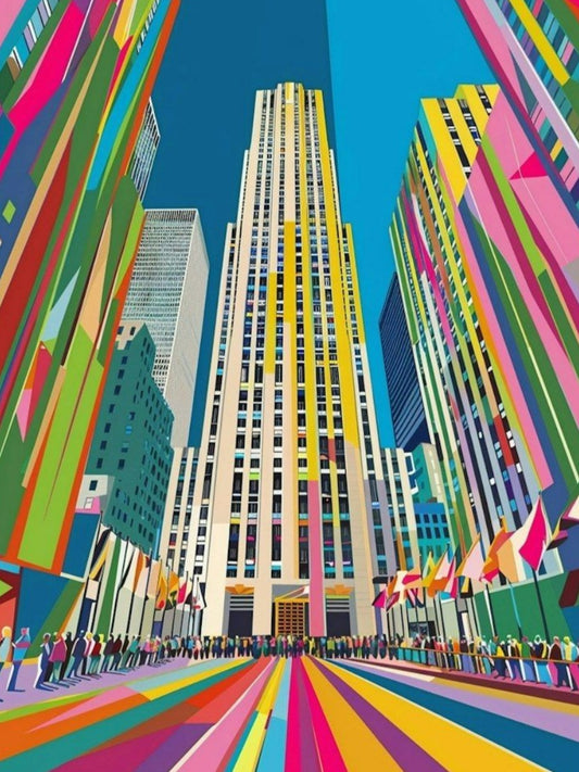 New York Rockefeller Center | Diamond Painting