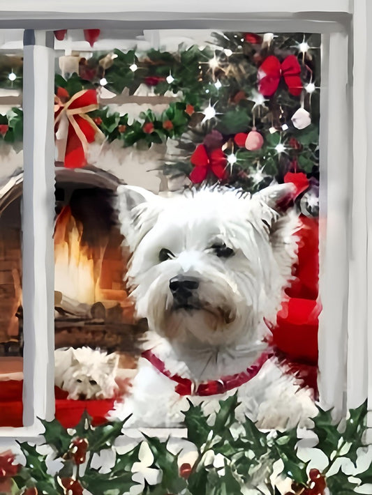 West Highland Terrier Westie Dog | Diamond Painting