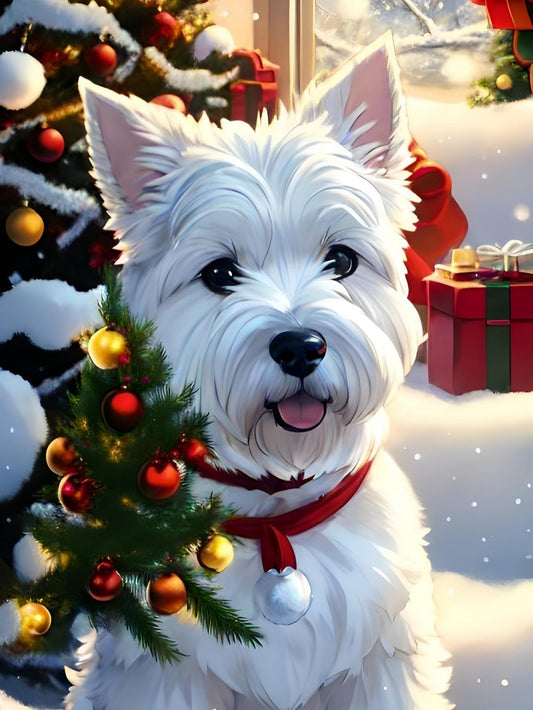 West Highland Terrier Westie Dog | Diamond Painting