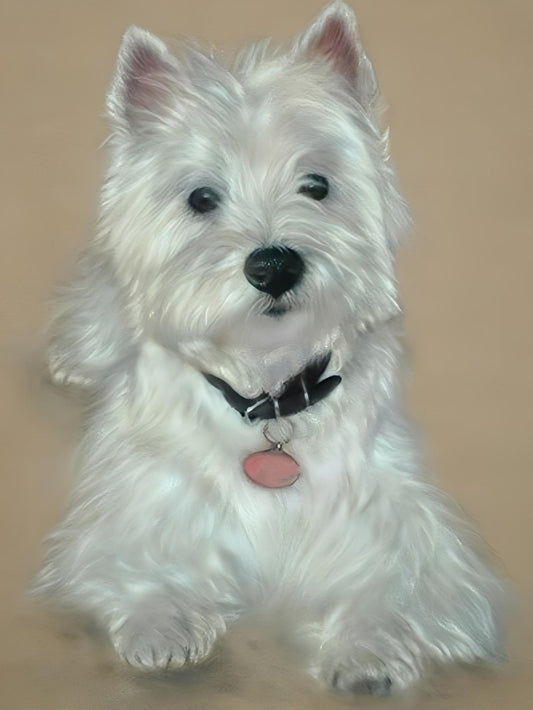 West Highland Terrier Westie Dog | Diamond Painting