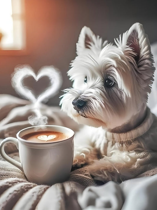 West Highland Terrier Westie Dog | Diamond Painting