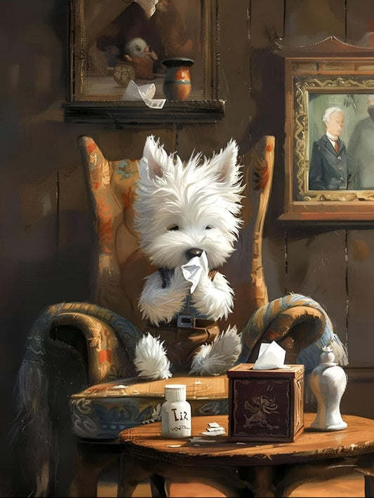 West Highland Terrier Westie Dog | Diamond Painting