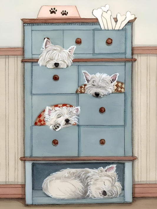 West Highland Terrier Westie Dog | Diamond Painting