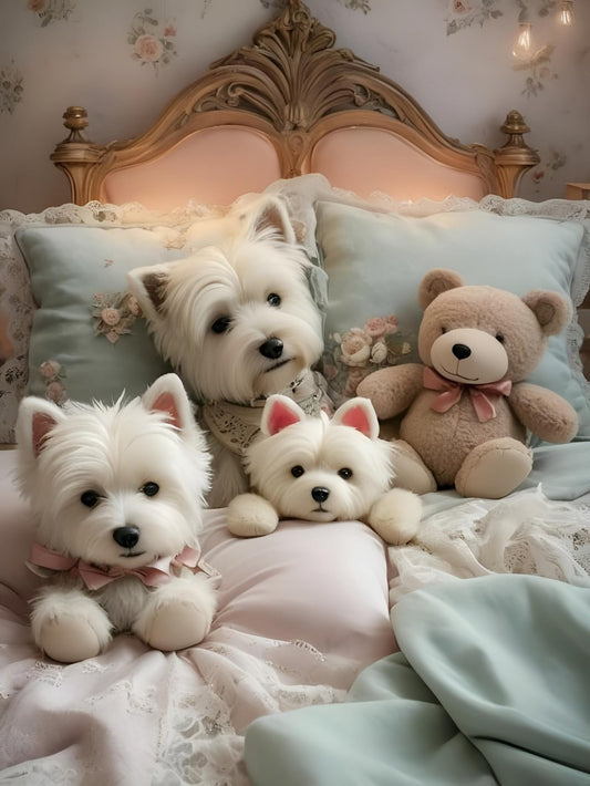 West Highland Terrier Westie Dog | Diamond Painting