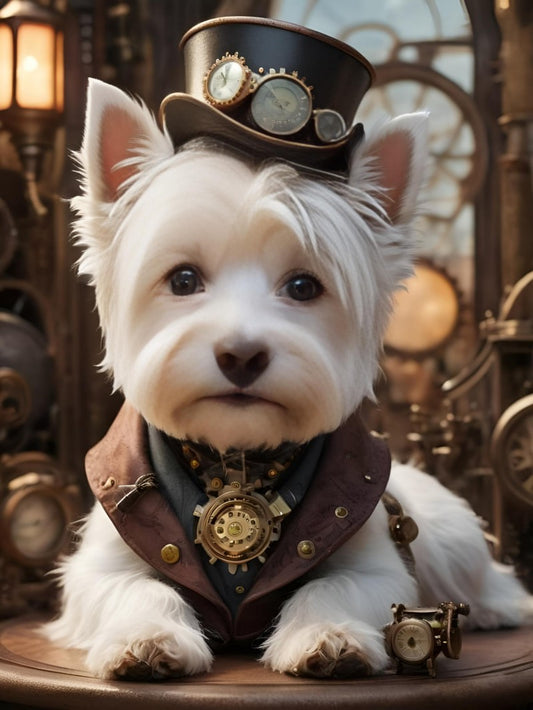 West Highland Terrier Westie Dog | Diamond Painting