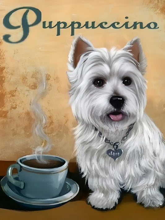 West Highland Terrier Westie Dog | Diamond Painting