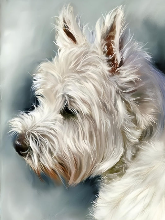 West Highland Terrier Westie Dog | Diamond Painting