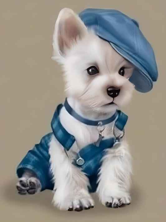West Highland Terrier Westie Dog | Diamond Painting