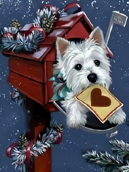 West Highland Terrier Westie Dog | Diamond Painting