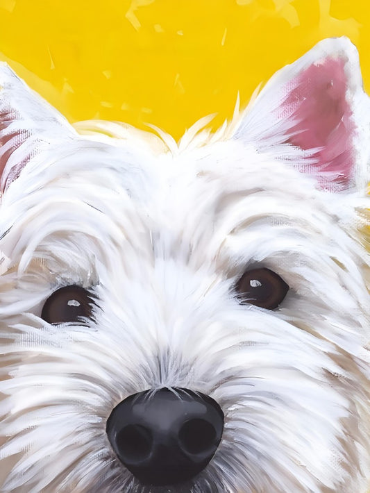 West Highland Terrier Westie Dog | Diamond Painting