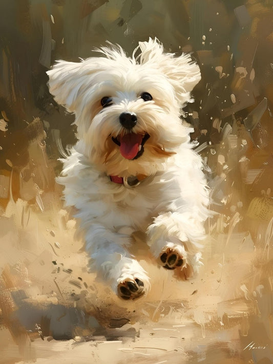 West Highland Terrier Westie Dog | Diamond Painting