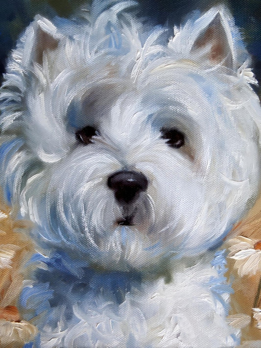 West Highland Terrier Westie Dog | Diamond Painting
