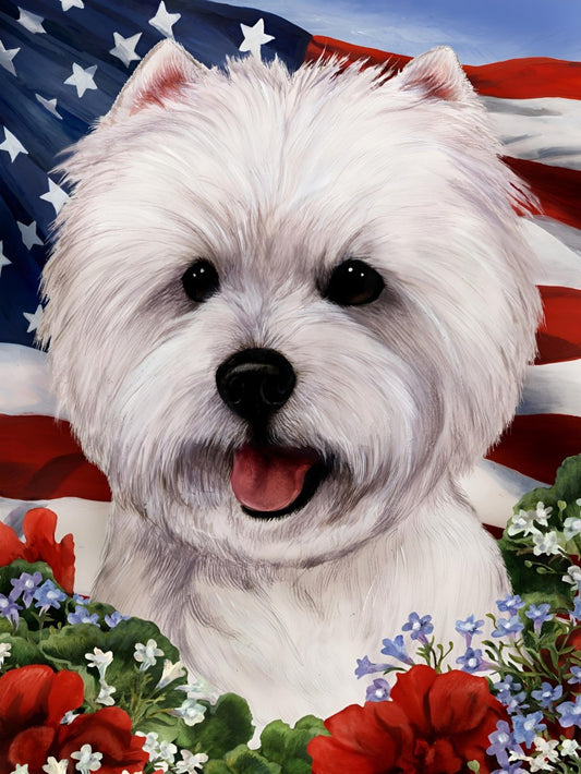 West Highland Terrier Westie Dog | Diamond Painting