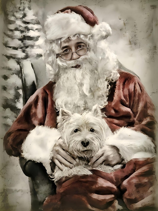 West Highland Terrier Westie Dog | Diamond Painting