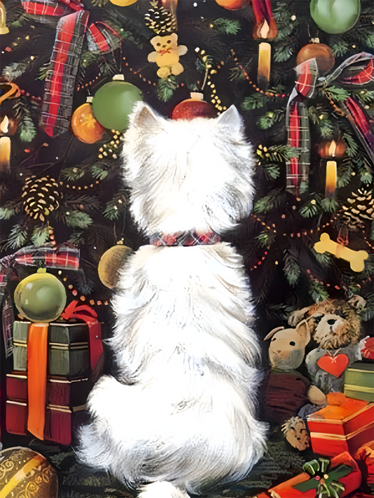 West Highland Terrier Westie Dog | Diamond Painting