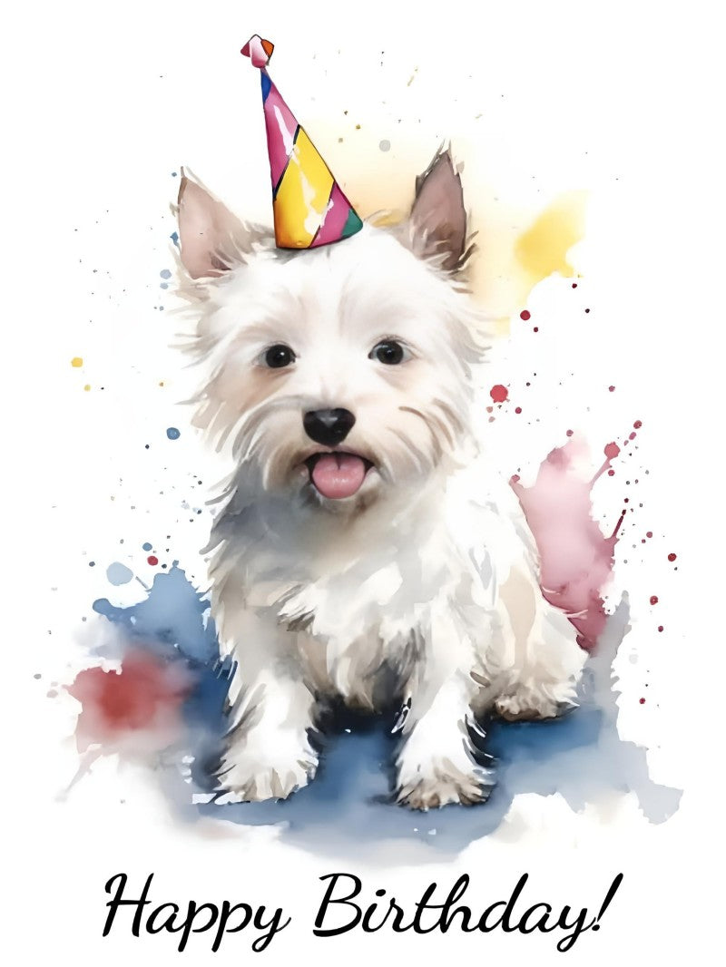 West Highland Terrier Westie Dog | Diamond Painting