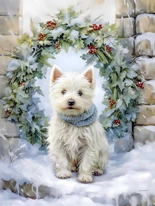 West Highland Terrier Westie Dog | Diamond Painting