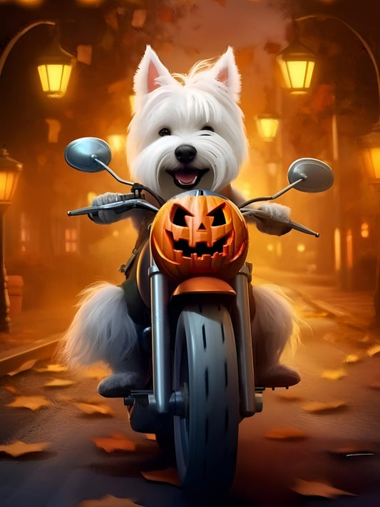 West Highland Terrier Westie Dog | Diamond Painting