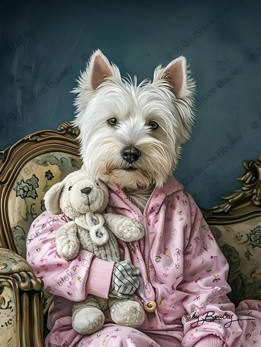 West Highland Terrier Westie Dog | Diamond Painting