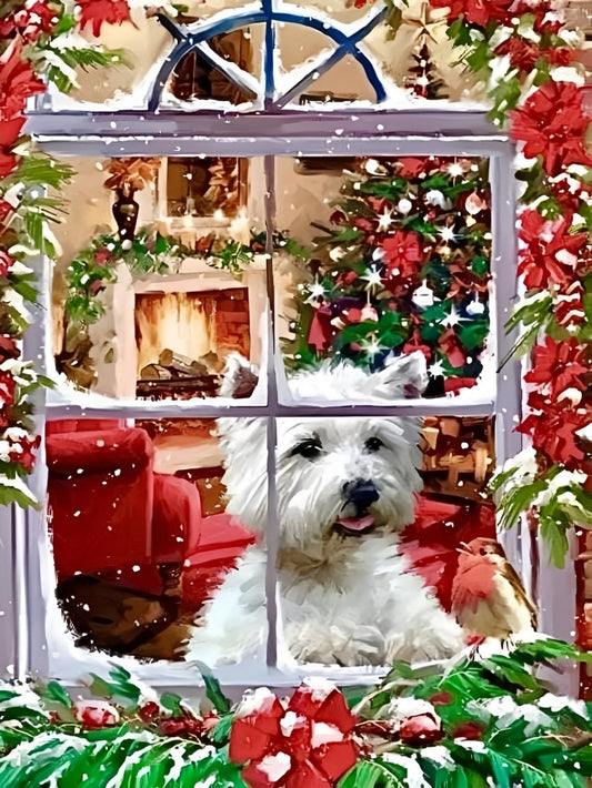 West Highland Terrier Westie Dog | Diamond Painting