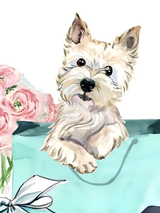 West Highland Terrier Westie Dog | Diamond Painting
