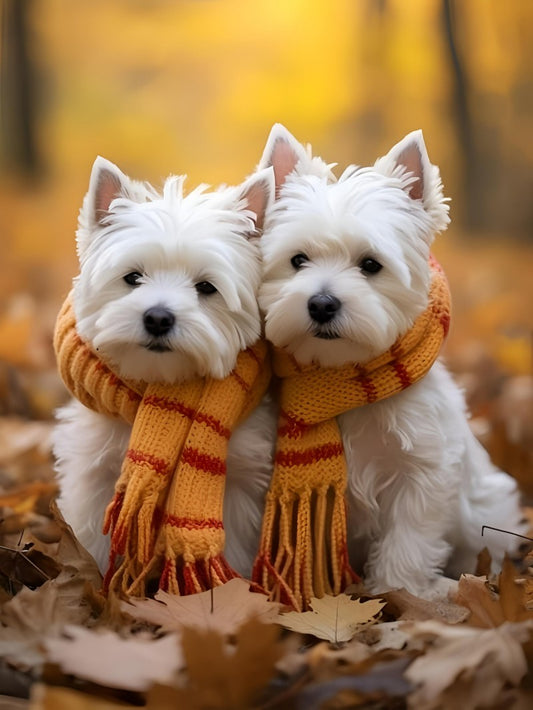 West Highland Terrier Westie Dog | Diamond Painting