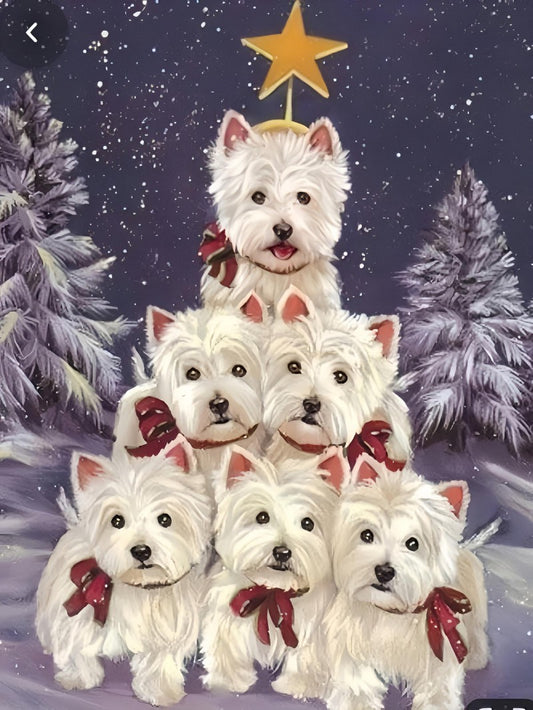 West Highland Terrier Westie Dog | Diamond Painting