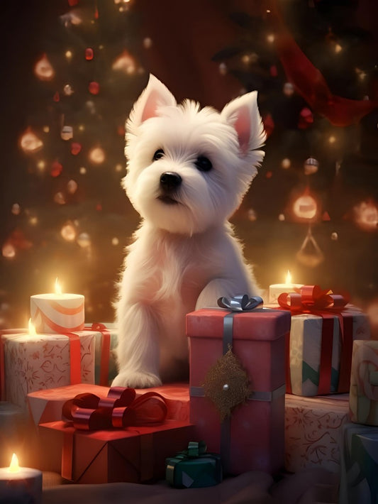 West Highland Terrier Westie Dog | Diamond Painting