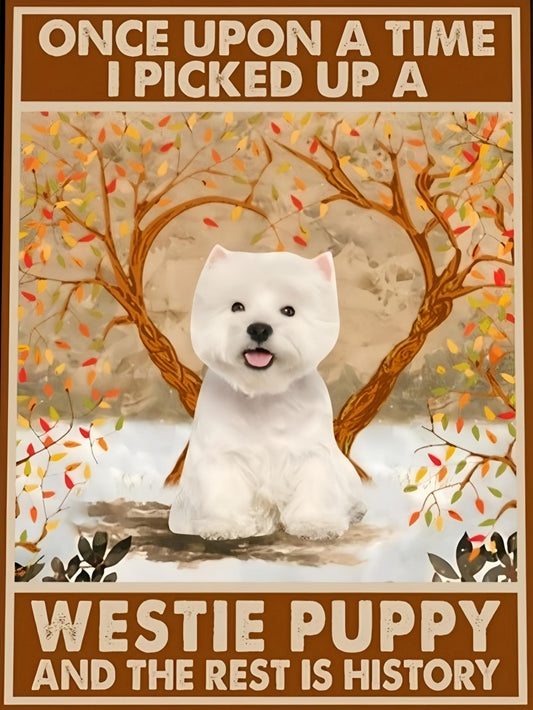 West Highland Terrier Westie Dog | Diamond Painting