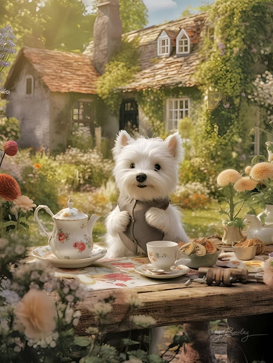 West Highland Terrier Westie Dog | Diamond Painting
