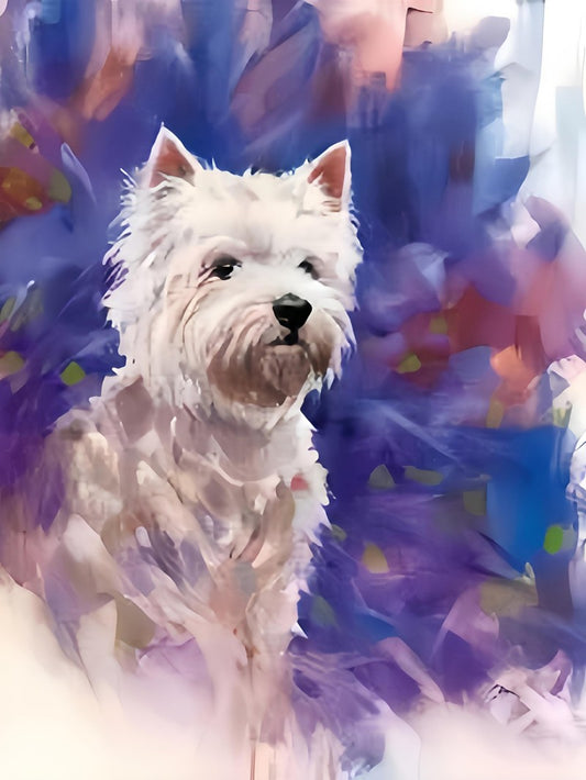 West Highland Terrier Westie Dog | Diamond Painting