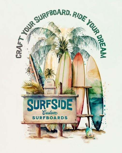 Surfboard | Diamond Painting
