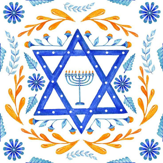 Jewish Hanukkah Judaica | Diamond Painting
