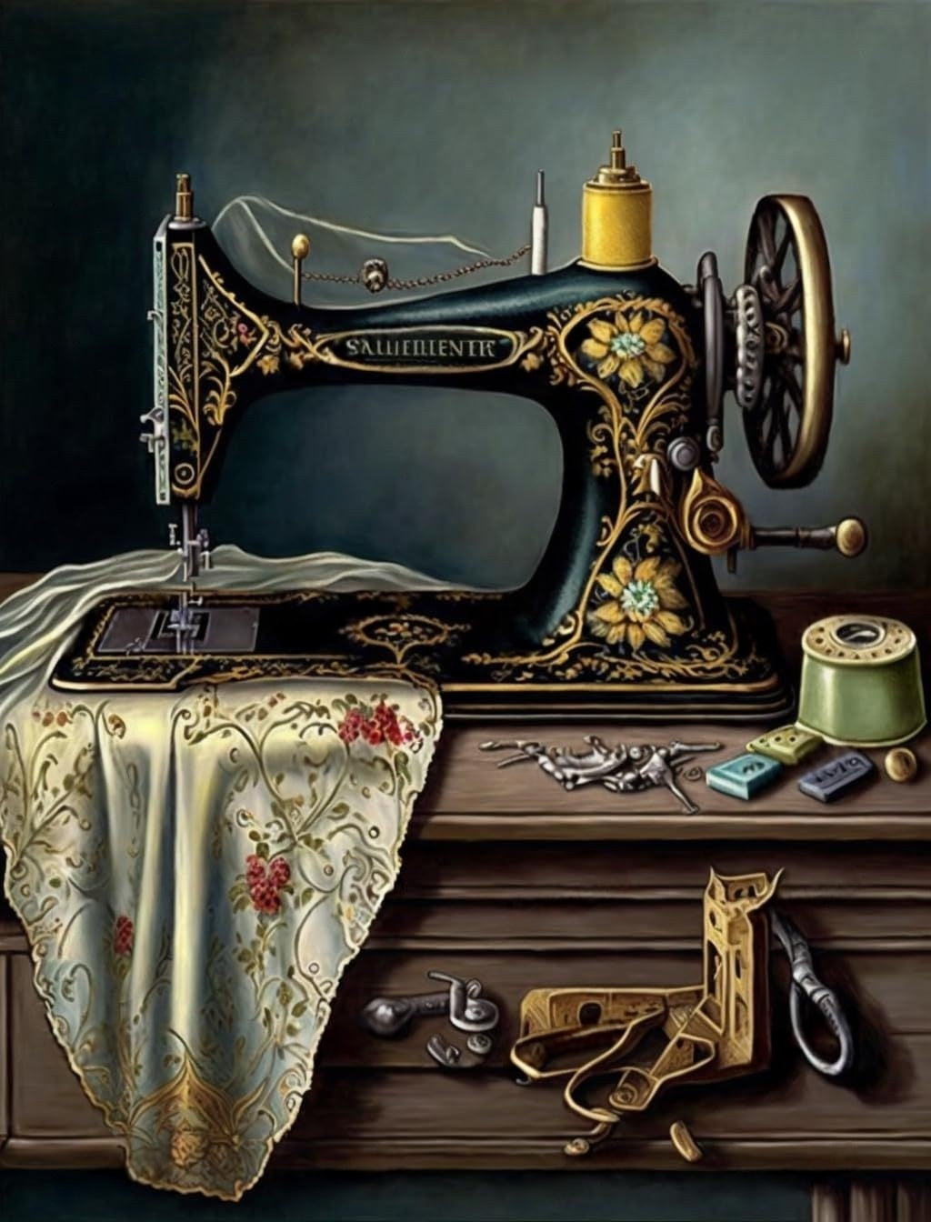 Sewing Machine | Diamond Painting