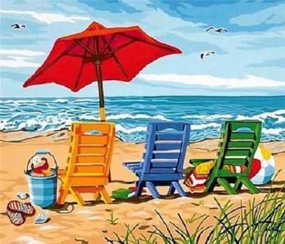 Beach Chair | Diamond Painting
