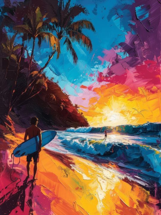Surfboard | Diamond Painting