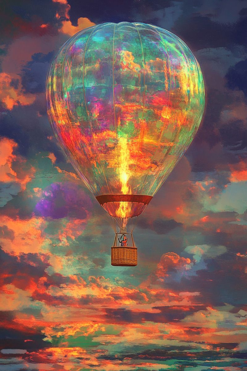 Hot Air Balloon | Diamond Painting