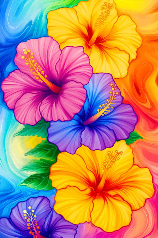 Hibiscus | Diamond Painting