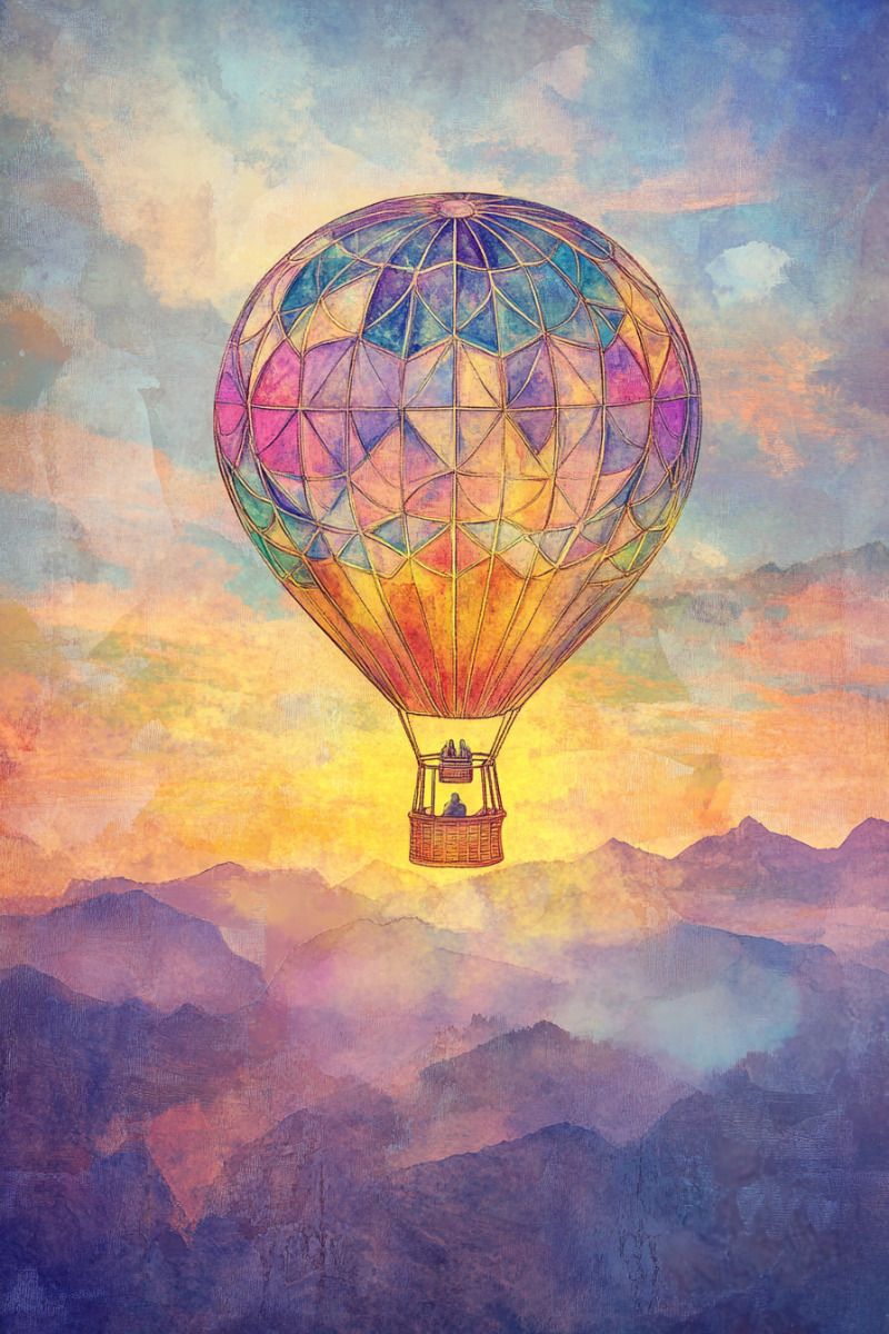 Hot Air Balloon | Diamond Painting