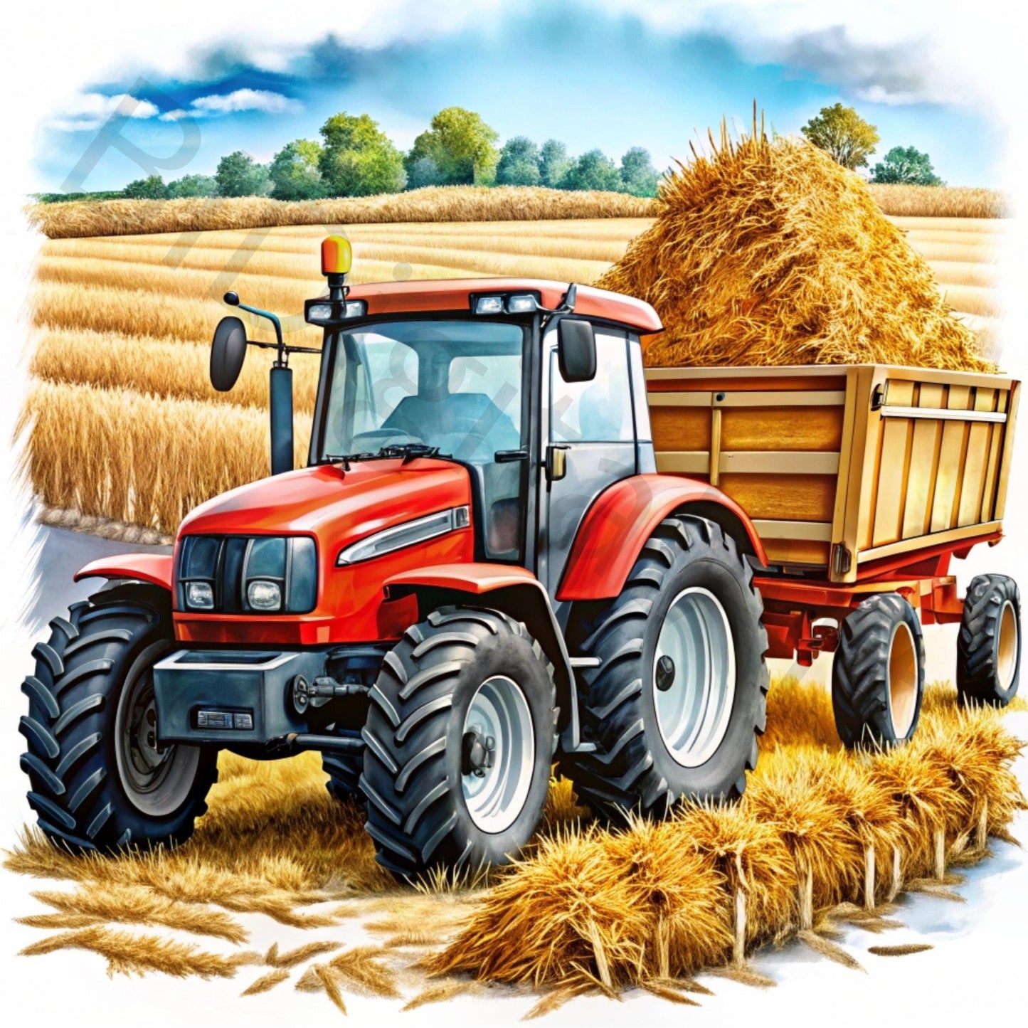 Tractor | Diamond Painting