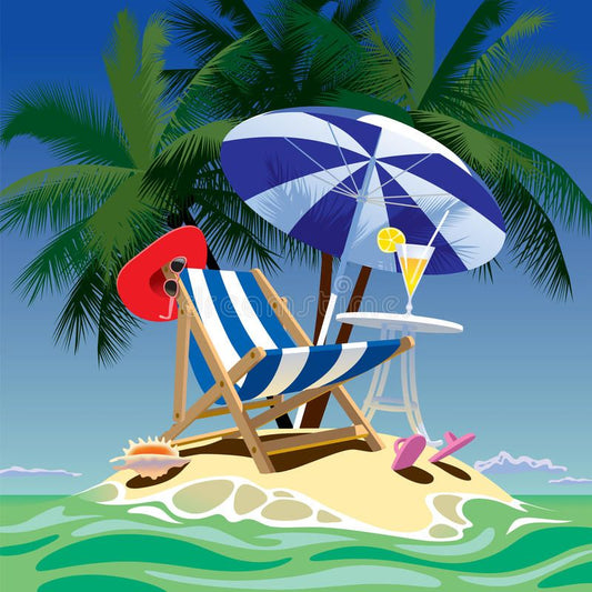 Beach Chair | Diamond Painting