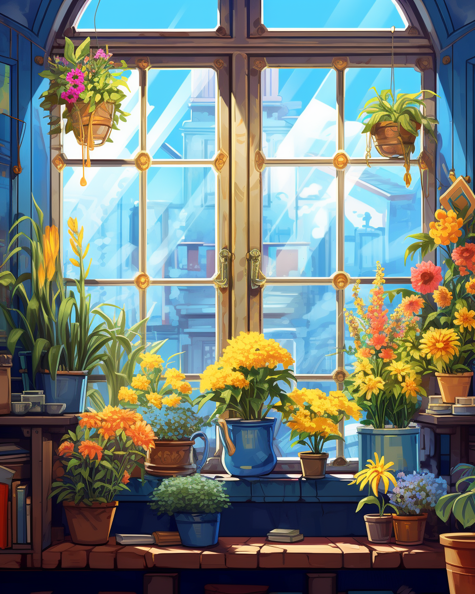 Window Landscape | Diamond Painting