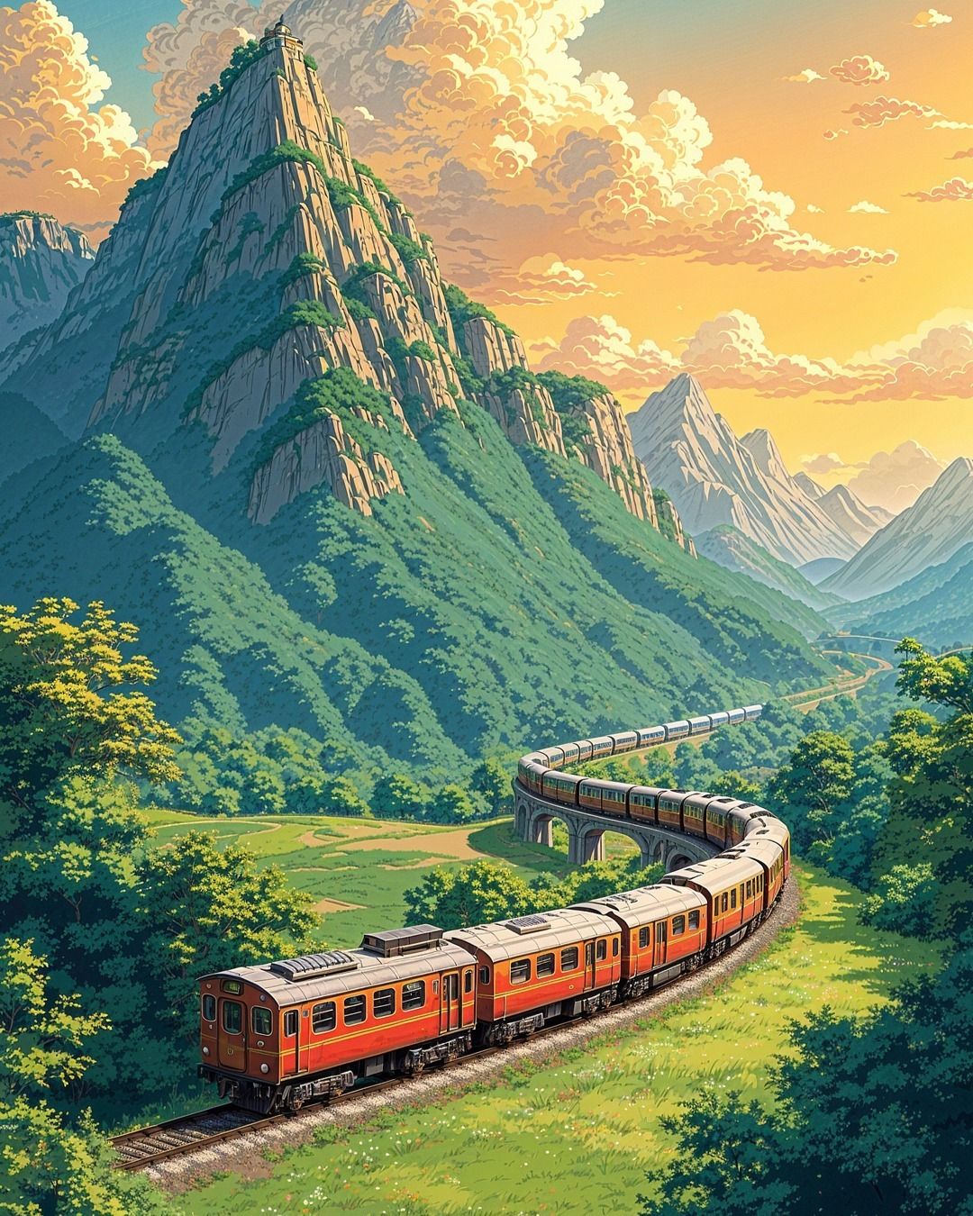 Train | Diamond Painting