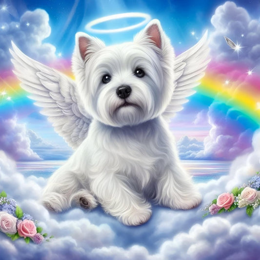 West Highland Terrier Westie Dog | Diamond Painting