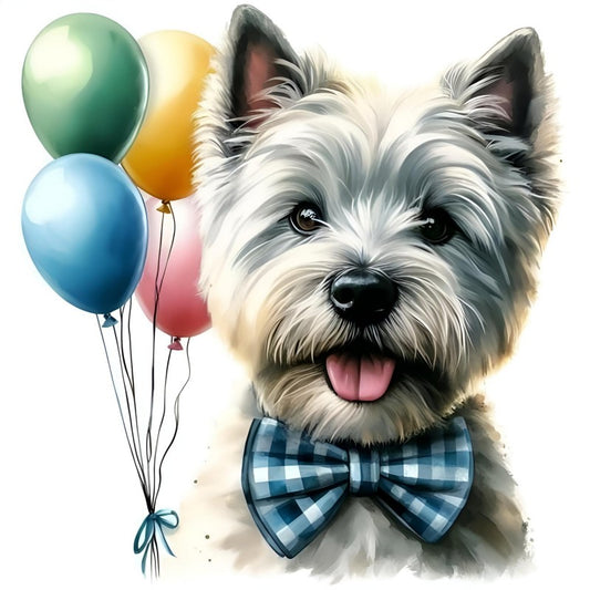 West Highland Terrier Westie Dog | Diamond Painting