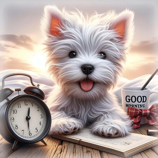 West Highland Terrier Westie Dog | Diamond Painting