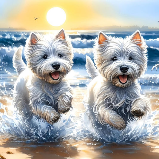 West Highland Terrier Westie Dog | Diamond Painting