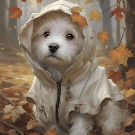 West Highland Terrier Westie Dog | Diamond Painting
